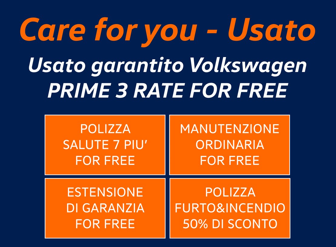 Care for you - Usato Volkswagen