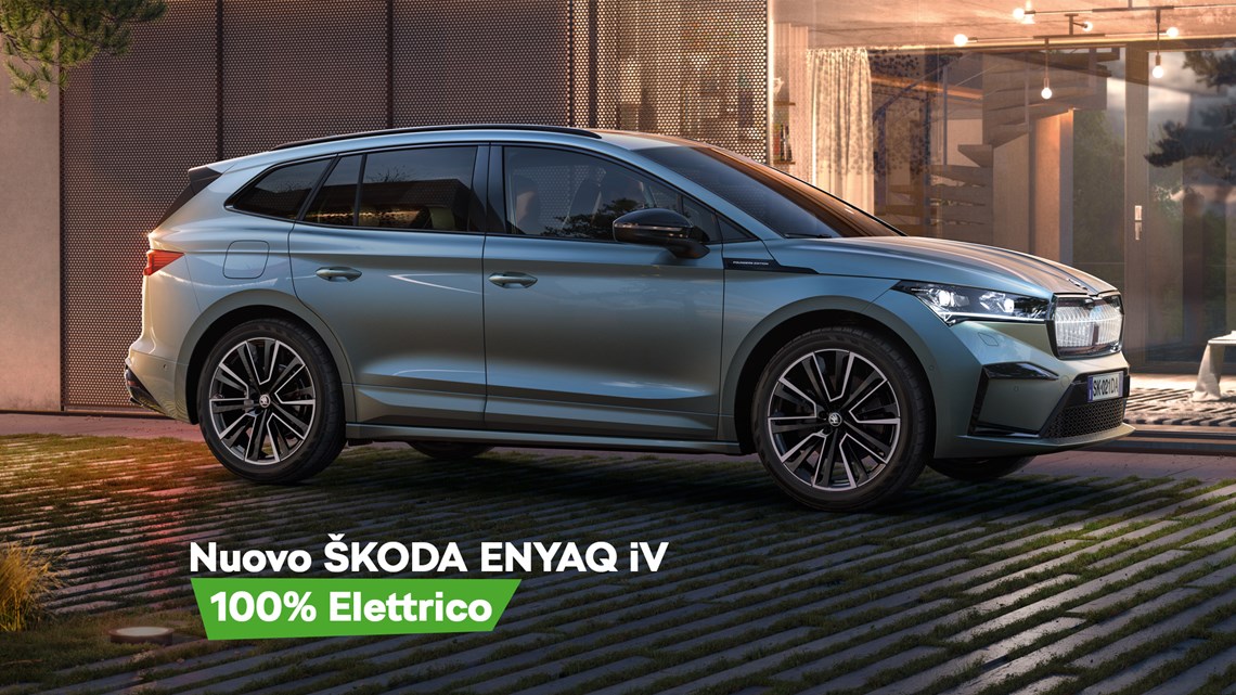 ŠKODA ENYAQ iV 100%Elettrico