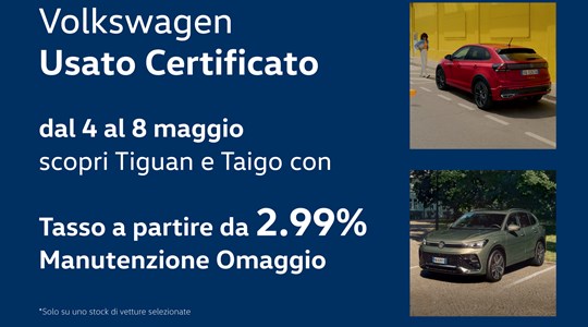 Usato Certificato con Tasso 2,99%